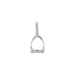 Kelly Herd Small English Stirrup Pendant