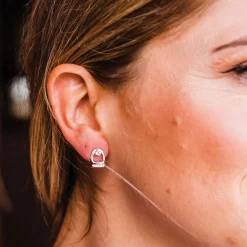 Kelly Herd Stud Earrings W/ Small English Stirrup Jackets