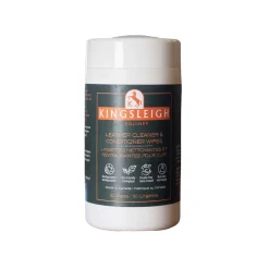 Kingsleigh Equine Kingsleigh Leather Cleaner & Conditioner Wipes - 50 Count