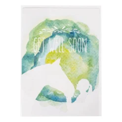 M81 Creative Kisses Get Well Soon Greeting Card
