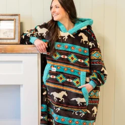 Women Lazy One Blanket Hoodie