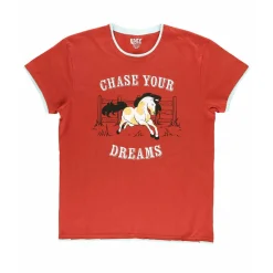 Women Lazy One Chase Your Dreams Pajama Top