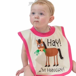 Lazy One Hay I'm Hungry Infant Bib