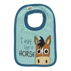 Lazy One I Eat Like A Horse Infant Bib