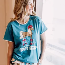 Women Lazy One I Need My Booty Sleep Pajama Top 2.0