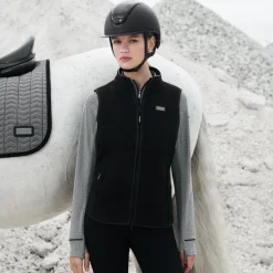 Women LeMieux Aspen Herringbone Fleece Vest