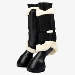 LeMieux Fleece Edged Mesh Brushing Boots