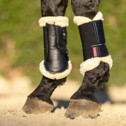 LeMieux Fleece Edged Mesh Brushing Boots