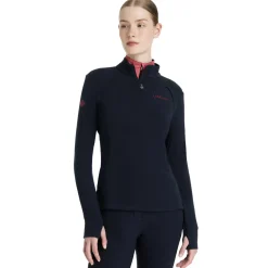 Women LeMieux Frances Quarter Zip Fleece Top