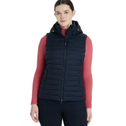 Women LeMieux Rose Hooded Puffer Vest