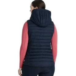 Women LeMieux Rose Hooded Puffer Vest