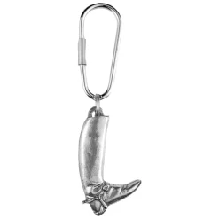 Loriece Pewter Riding Boot Horse Keychain