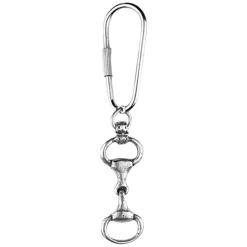 Loriece Pewter Snaffle Bit Horse Key Chain