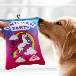 Lulubelles Power Plush Unicorn Farts Dog Toy