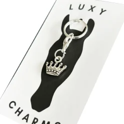 Luxy Charms Silver Crown Tack Charm
