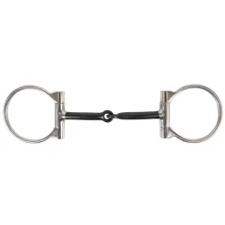 Metalab Fixed Ring Sweet Iron Snaffle W/ Copper Inlay