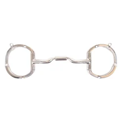 Myler Eggbutt Low Port Bit W/ Hooks - Level 2