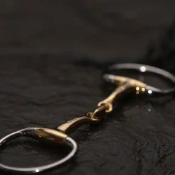 Neue Schule Eggbutt Tranz Lozenge Snaffle Bit 16 mm