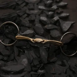 Neue Schule Loose Ring Turtle Top Flex Snaffle Bit 16 mm