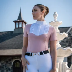 Nikara Emilia Pleat Bib Short Sleeve Show Shirt