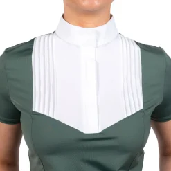 Nikara Emilia Pleat Bib Short Sleeve Show Shirt