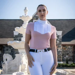 Nikara Emilia Pleat Bib Short Sleeve Show Shirt