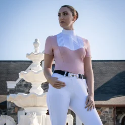 Nikara Emilia Pleat Bib Short Sleeve Show Shirt