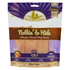 Nothin' to Hide Bacon Flip Chips Dog Treats - 8 Pack