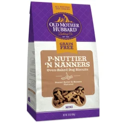 Old Mother Hubbard Baking Co. Old Mother Hubbard P-Nuttier N Nanners Mini Dog Biscuits