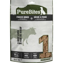 PureBites Freeze Dried Beef Liver Dog Treats 470 g