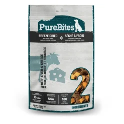 PureBites Freeze Dried Beef & Cheese Dog Treats 120 g