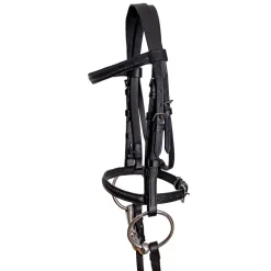 Tough1 Raised Miniature Snaffle Bridle