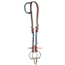 Tough1 Royal King Beaded Diamond Single Ear Headstall