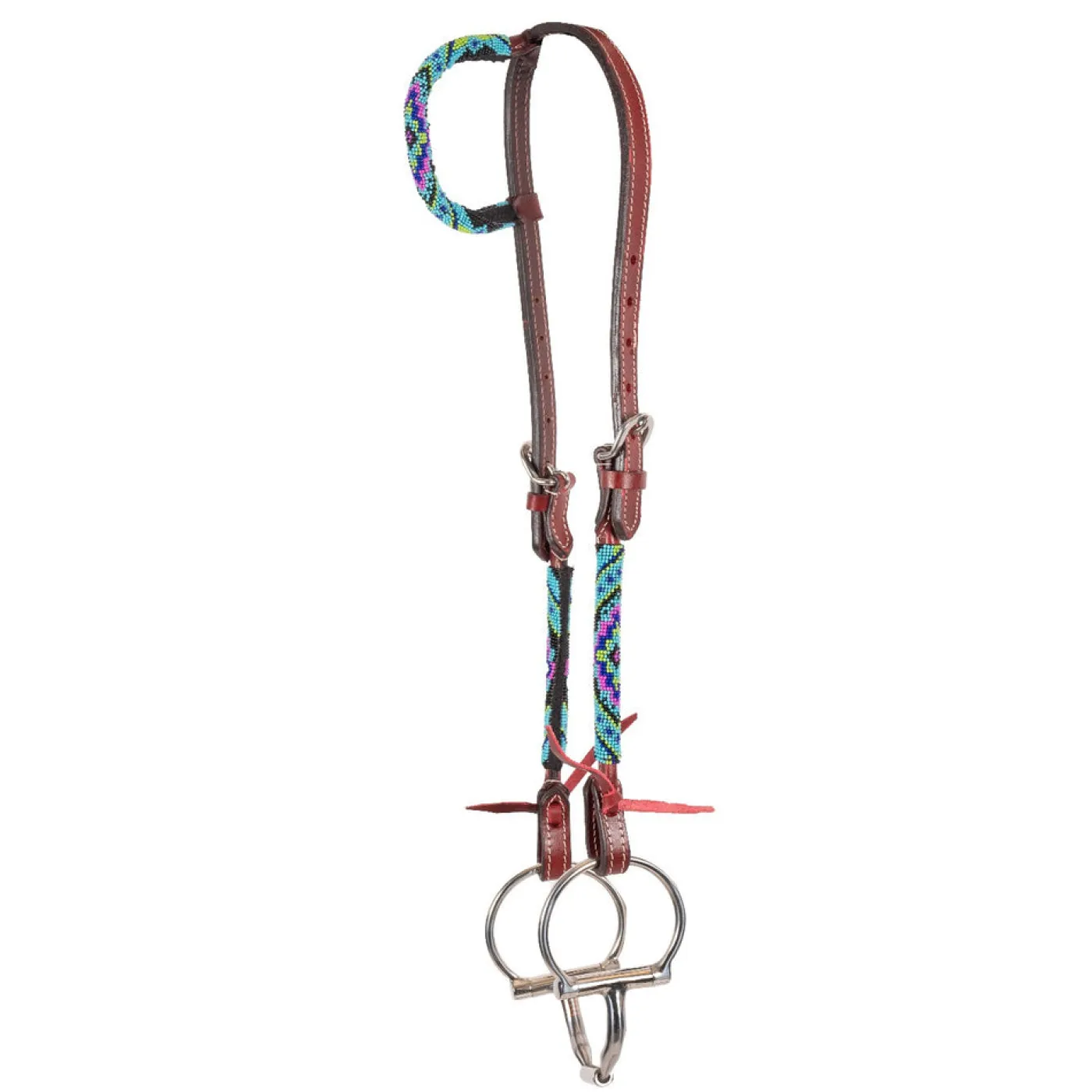 Tough1 Royal King Beaded Diamond Single Ear Headstall