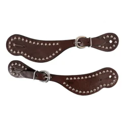 Tough1 Royal King Shaped Leather Spur Straps