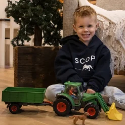 Schleich Farm World Tractor W/ Trailer