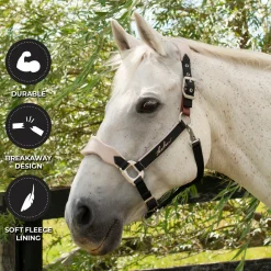 Shedrow Breakaway Halter W/ Fleece