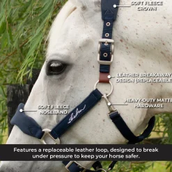 Shedrow Breakaway Halter W/ Fleece