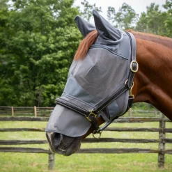 Shedrow Fly Mask W/ Ears & Nose Cover