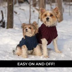 Shedrow K9 Brentwood Cable Knit Dog Sweater