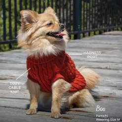 Shedrow K9 Brentwood Cable Knit Dog Sweater