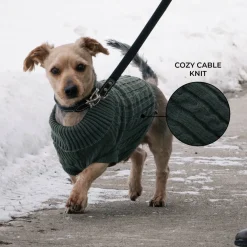 Shedrow K9 Brentwood Cable Knit Dog Sweater