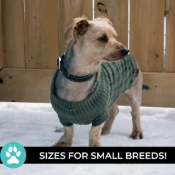 Shedrow K9 Brentwood Cable Knit Dog Sweater