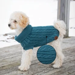 Shedrow K9 Brentwood Cable Knit Dog Sweater