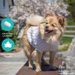 Shedrow K9 Brentwood Cable Knit Dog Sweater