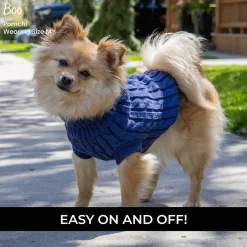 Shedrow K9 Brentwood Cable Knit Dog Sweater