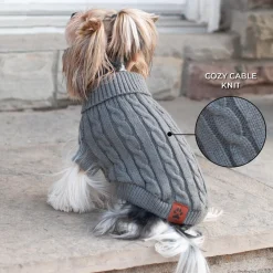 Shedrow K9 Brentwood Cable Knit Dog Sweater