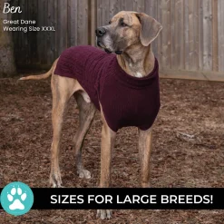 Shedrow K9 Brentwood Cable Knit Dog Sweater Plus