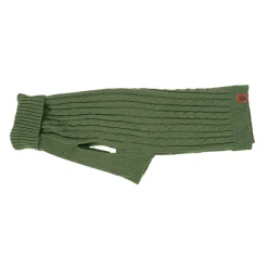 Shedrow K9 Brentwood Cable Knit Dog Sweater Plus