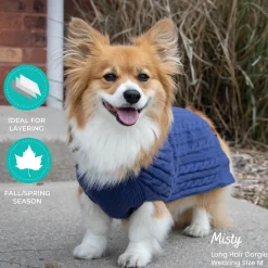 Shedrow K9 Brentwood Cable Knit Dog Sweater Plus